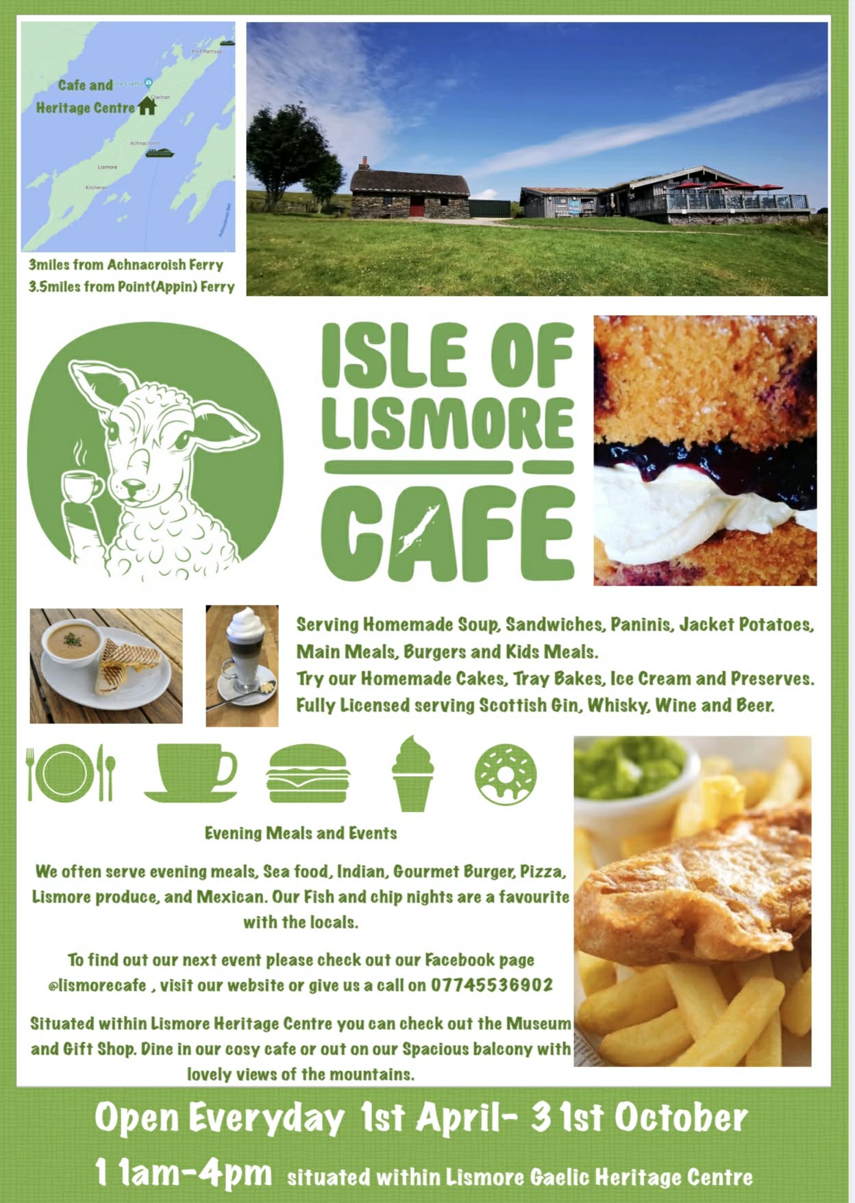 Lismore cafe poster 2024